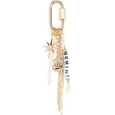 Chelsea28 Zodiac Bead Bag Charm In Gold