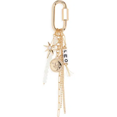 Chelsea28 Zodiac Bead Bag Charm In Gold