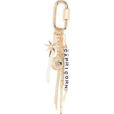 Chelsea28 Zodiac Bead Bag Charm In Gold
