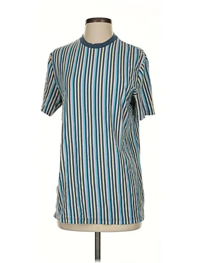 Pre-owned Chemistry Short Sleeve Turtleneck In Blue