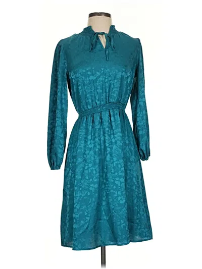 Pre-owned Chenault Casual Dress In Teal