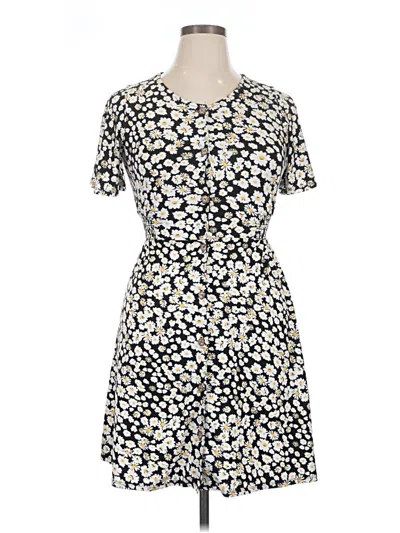 Pre-owned Chenault Casual Dress In White