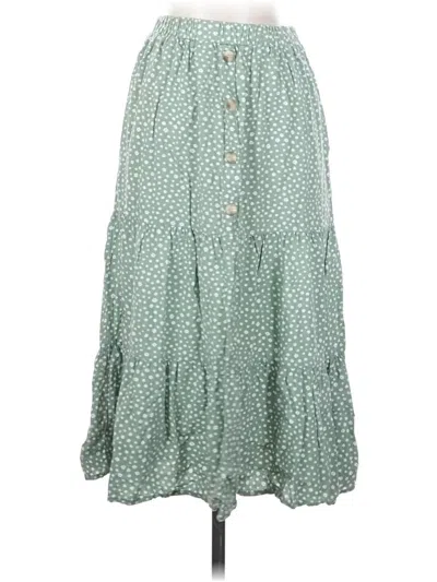 Pre-owned Chenault Casual Skirt In Green