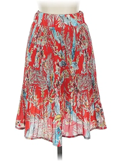 Pre-owned Chenault Casual Skirt In Red