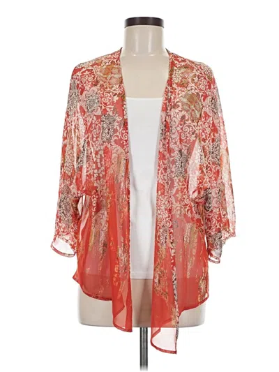 Pre-owned Chenault Kimono In Orange