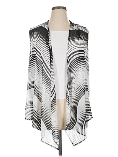 Pre-owned Chenault Kimono In Silver
