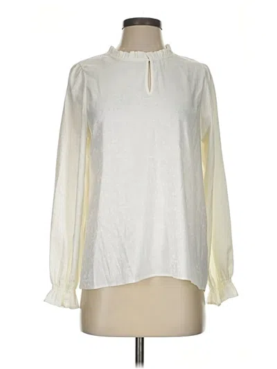 Chenault Long Sleeve Blouse In Ivory