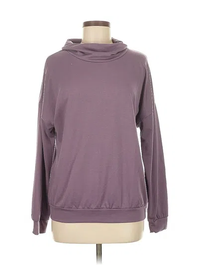 Pre-owned Chenault Long Sleeve Turtleneck In Purple