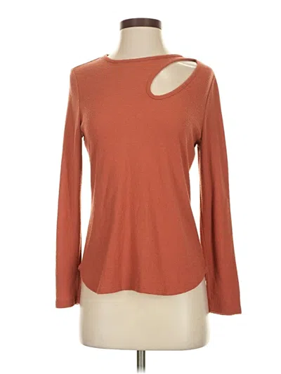 Pre-owned Chenault Pullover Sweater In Orange