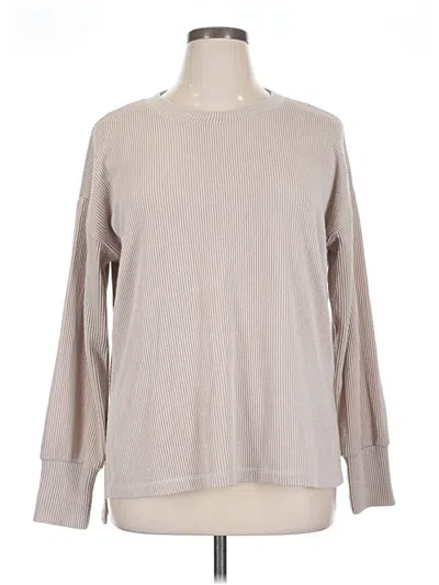 Pre-owned Chenault Pullover Sweater In Tan