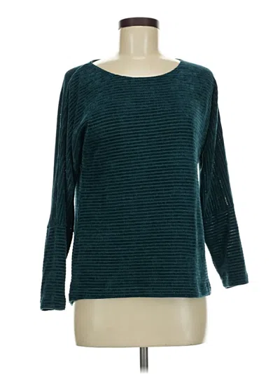 Pre-owned Chenault Pullover Sweater In Teal
