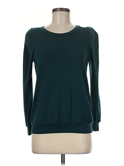 Pre-owned Chenault Pullover Sweater In Teal