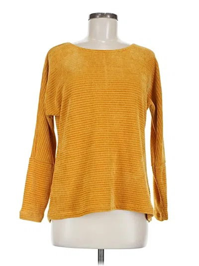 Pre-owned Chenault Pullover Sweater In Yellow