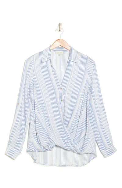 Chenault Stripe Top In Blue