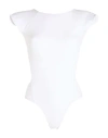Cheri' Chéri Woman Bodysuit White Size S Polyamide, Elastane