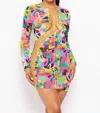 Chérie South Beach Nights Dress In Multicolor
