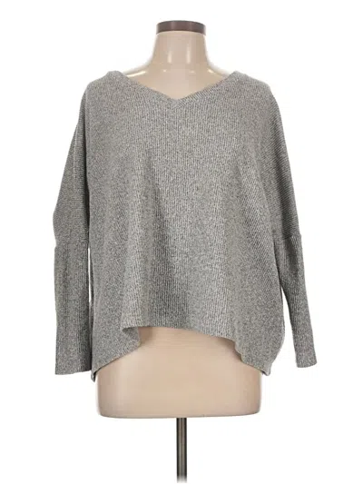 Pre-owned Cherish 3/4 Sleeve T-shirt In Gray