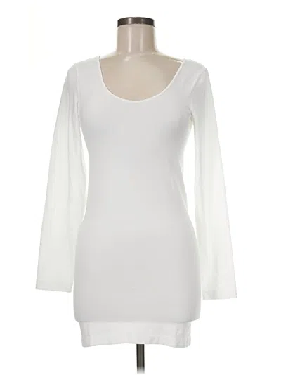 Pre-owned Cherish 3/4 Sleeve T-shirt In White