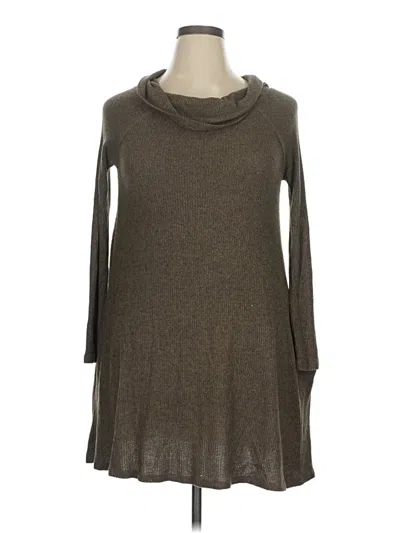 Pre-owned Cherish Casual Dress In Brown