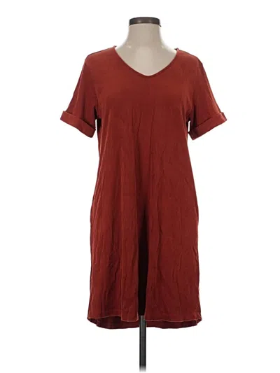 Pre-owned Cherish Casual Dress In Burgundy