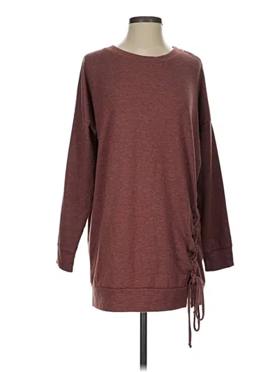 Pre-owned Cherish Casual Dress In Burgundy