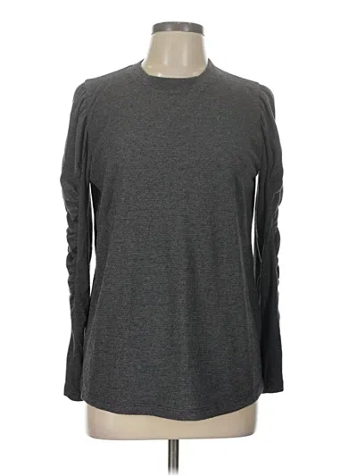 Pre-owned Cherish Long Sleeve T-shirt In Gray
