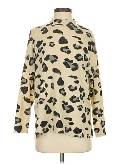 Pre-owned Cherish Long Sleeve Turtleneck In Tan