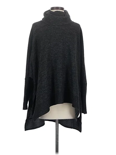 Pre-owned Cherish Poncho In Gray
