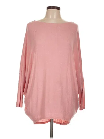 Pre-owned Cherish Poncho In Pink