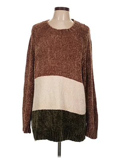 Pre-owned Cherish Pullover Sweater In Brown