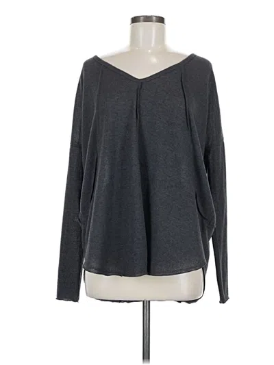 Pre-owned Cherish Pullover Sweater In Gray
