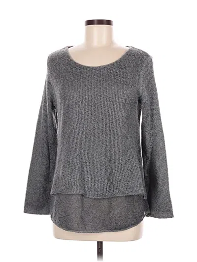 Pre-owned Cherish Pullover Sweater In Gray