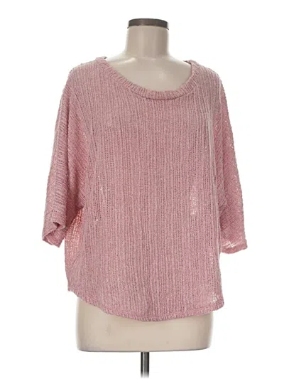 Pre-owned Cherish Pullover Sweater In Pink