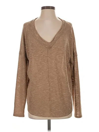 Pre-owned Cherish Pullover Sweater In Tan