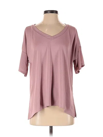 Pre-owned Cherish Short Sleeve Blouse In Pink