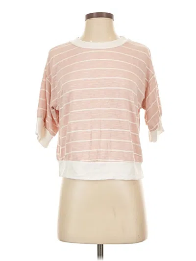 Pre-owned Cherish Short Sleeve Turtleneck In Pink