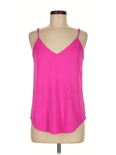 Pre-owned Cherish Sleeveless Top Pink Halter Neckline Tops