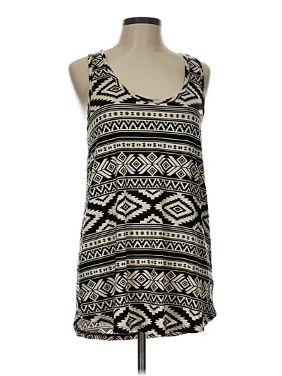 Pre-owned Cherish Tank Top Black Halter Neckline Tops