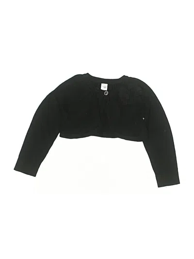 Pre-owned Cherokee Babies' Cardigan Sweater In Black