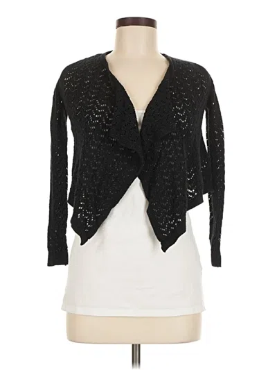 Pre-owned Cherokee Cardigan Sweater In Black