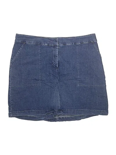 Pre-owned Cherokee Denim Skirt In Blue