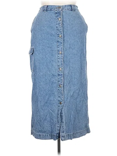 Pre-owned Cherokee Denim Skirt In Blue