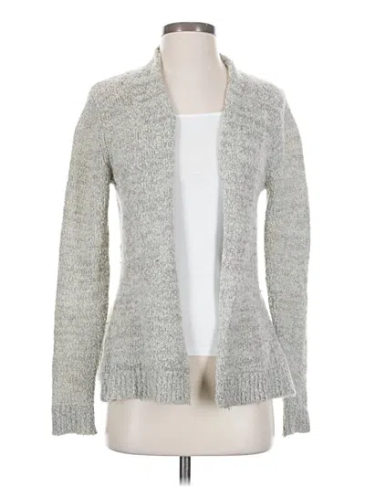 Pre-owned Cherokee Long Sleeve Top Gray Plunge Neckline Tops