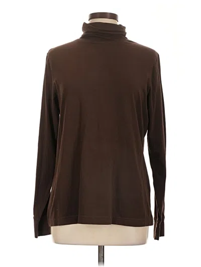 Pre-owned Cherokee Long Sleeve Turtleneck In Brown