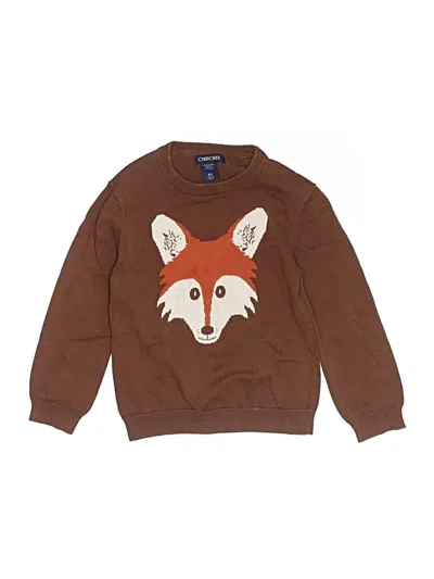 Pre-owned Cherokee Kids' Pullover Sweater In Brown