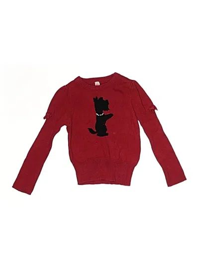 Pre-owned Cherokee Kids' Pullover Sweater In Red