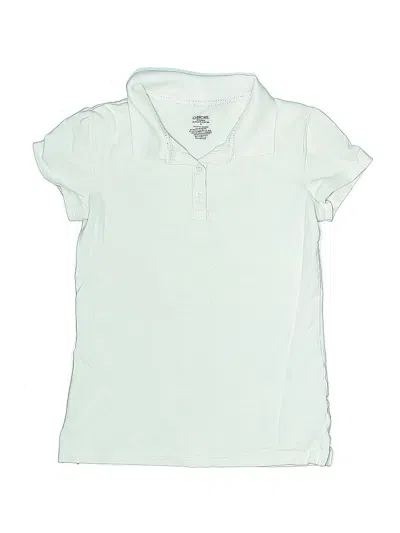 Pre-owned Cherokee Kids' Short Sleeve Polo Shirt In White