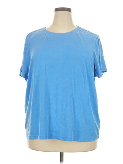 Pre-owned Cherokee Short Sleeve T-shirt In Blue