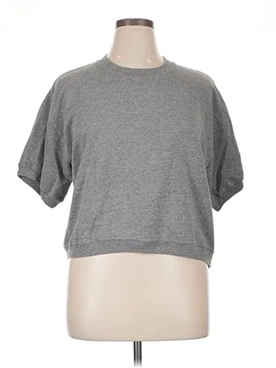 Pre-owned Cherokee Short Sleeve Turtleneck In Gray