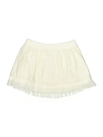Pre-owned Cherokee Kids' Skirt In Ivory